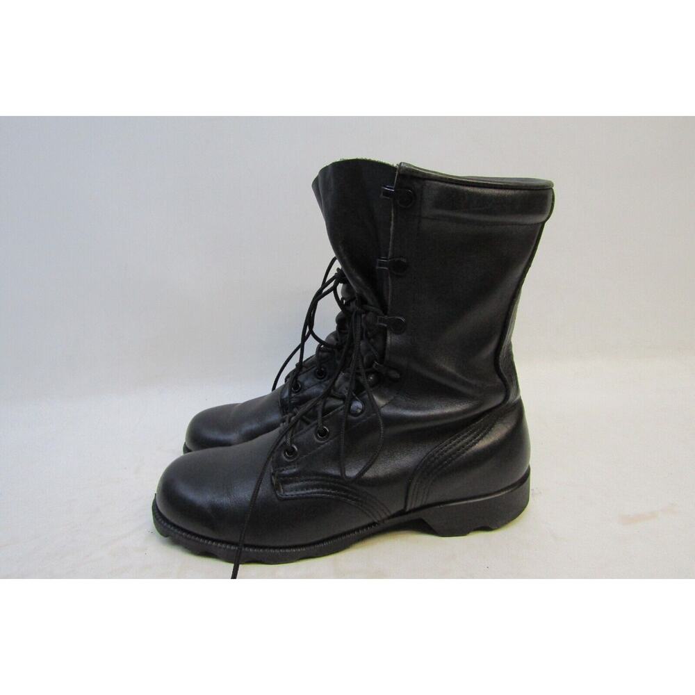 Ro Search Mens Size 6.5 W Black Leather Soft Toe Laces Tactical Work Boots